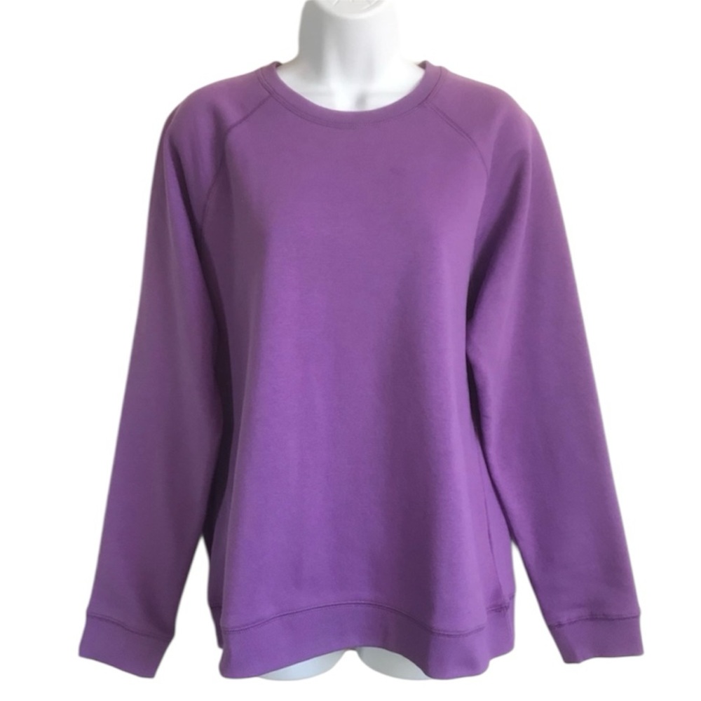 🔴 4/$15 Peloton Women’s M Lavender Cotton Poly Blend Active Top Sweatshirt NWT